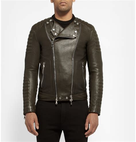 balmain biker jacket replica|balmain blazer.